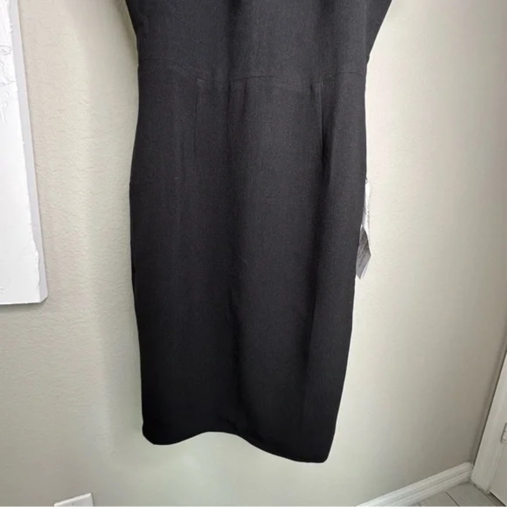 Dress the population Lainey Black Sheath Midi Dress - Picture 12 of 15